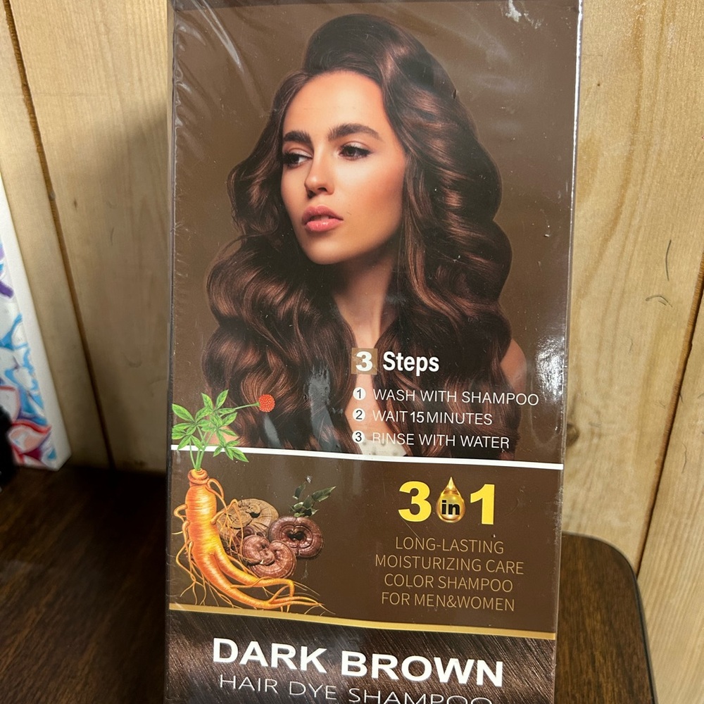 Dark Brown Hair Dye Shampoo